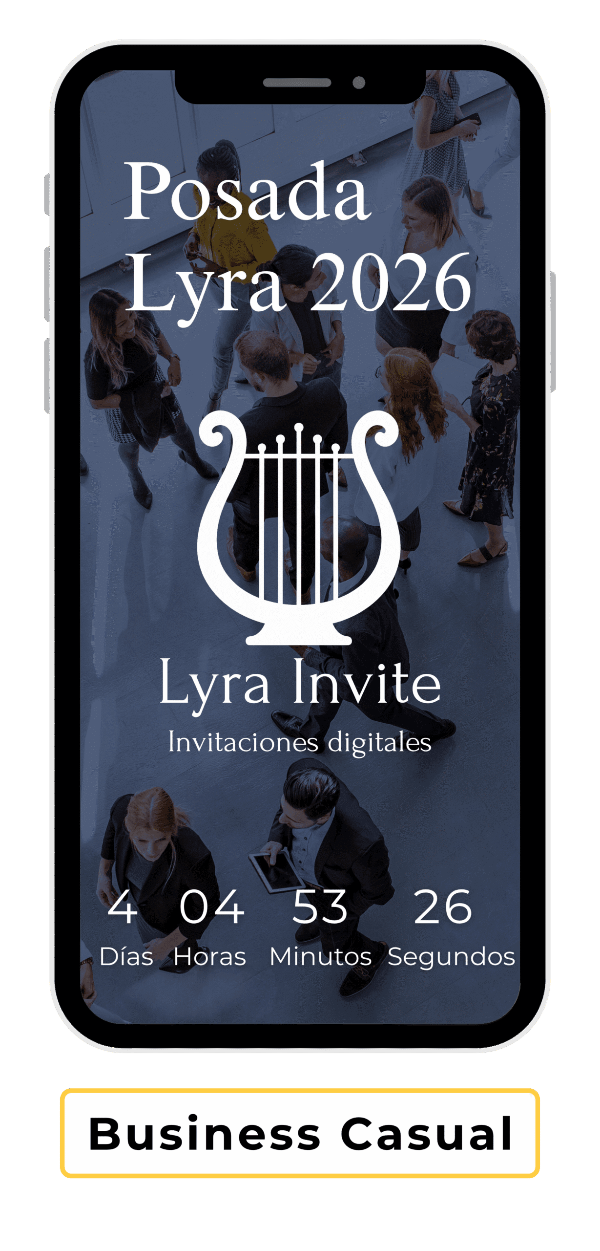 Invitaciones digitales para eventos especiales corporativos