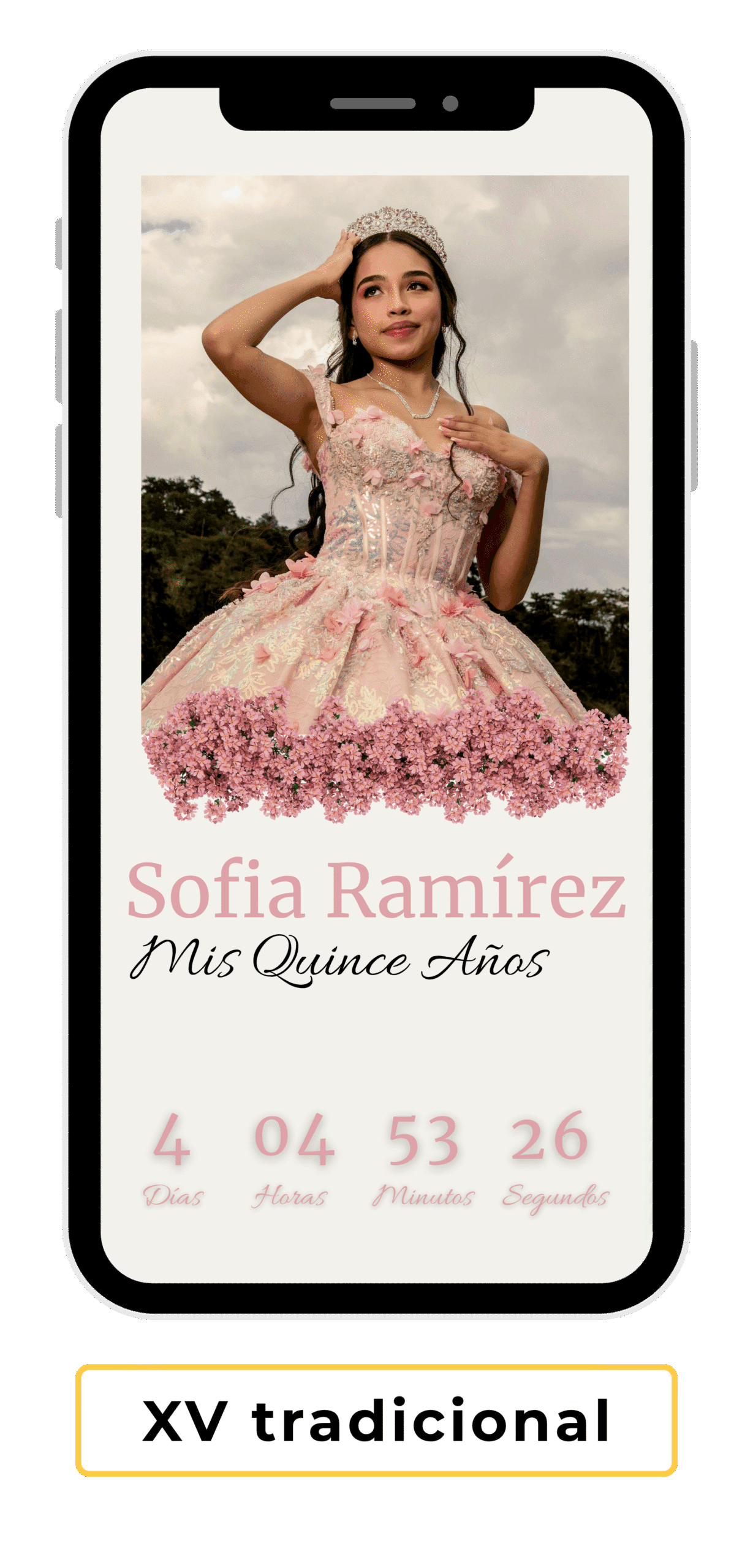 Invitaciones digitales románticas para bodas