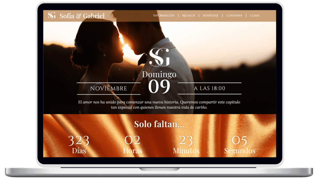 Invitaciones digitales con ilustraciones únicas